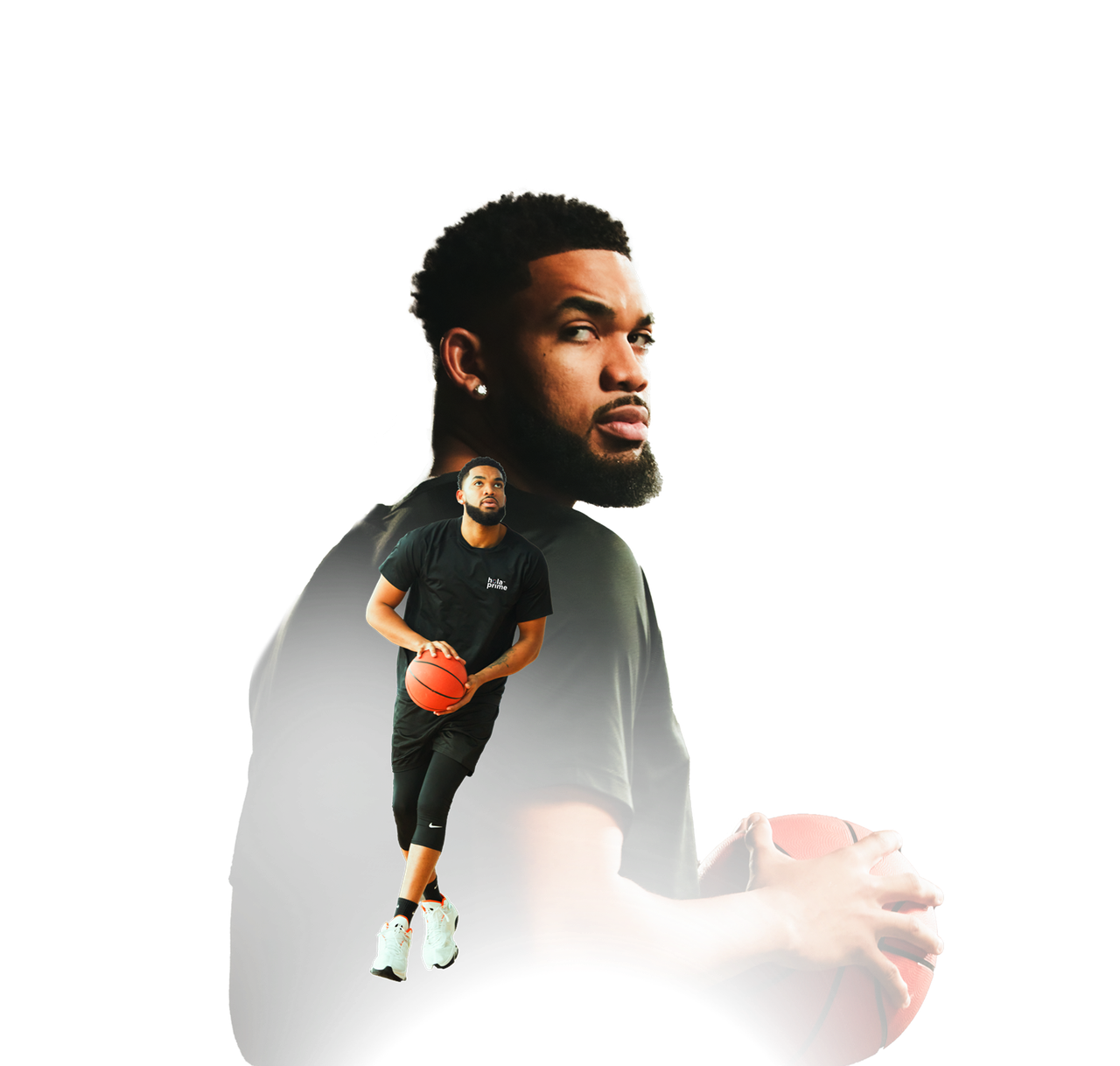Hola Prime and Towns NBA Basketball Player Partnership Logo