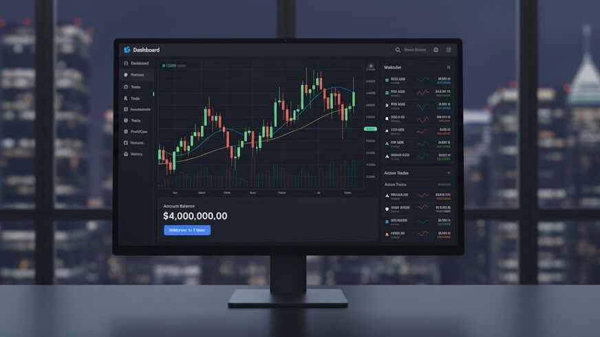 Hola Prime trading dashboard illustration