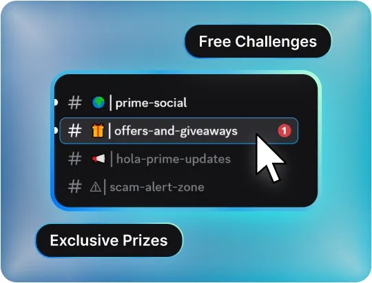 Hola Prime Community Chat Interface