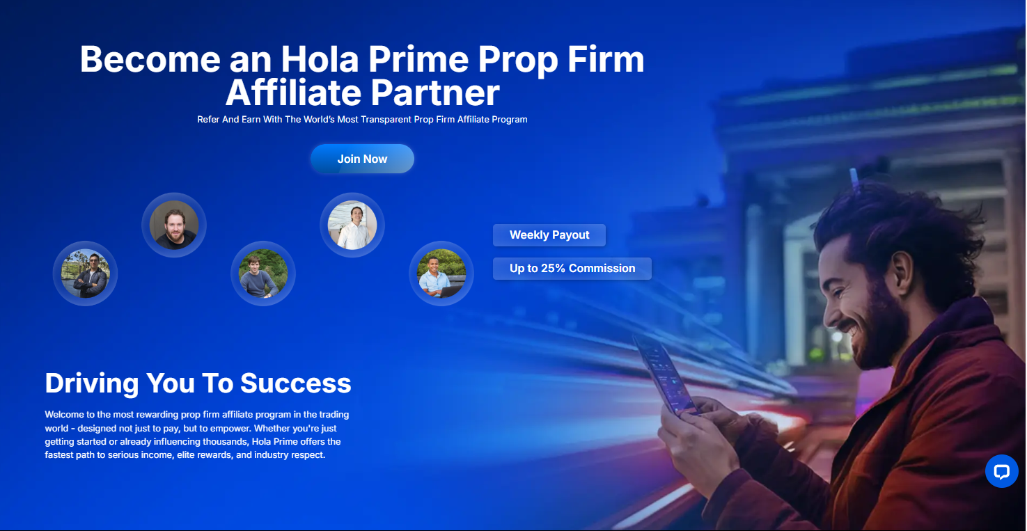 Hola Prime affiliate program dashboard overview